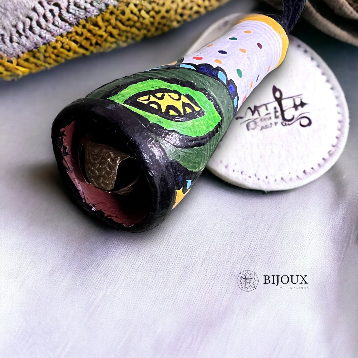 SODA SNUGGLE TERRACOTTA PENDANT WITH BLACK ROPE TR15