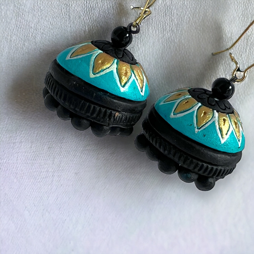 MERILA TERRACOTTA HANDMADE JHUMKAS TR59