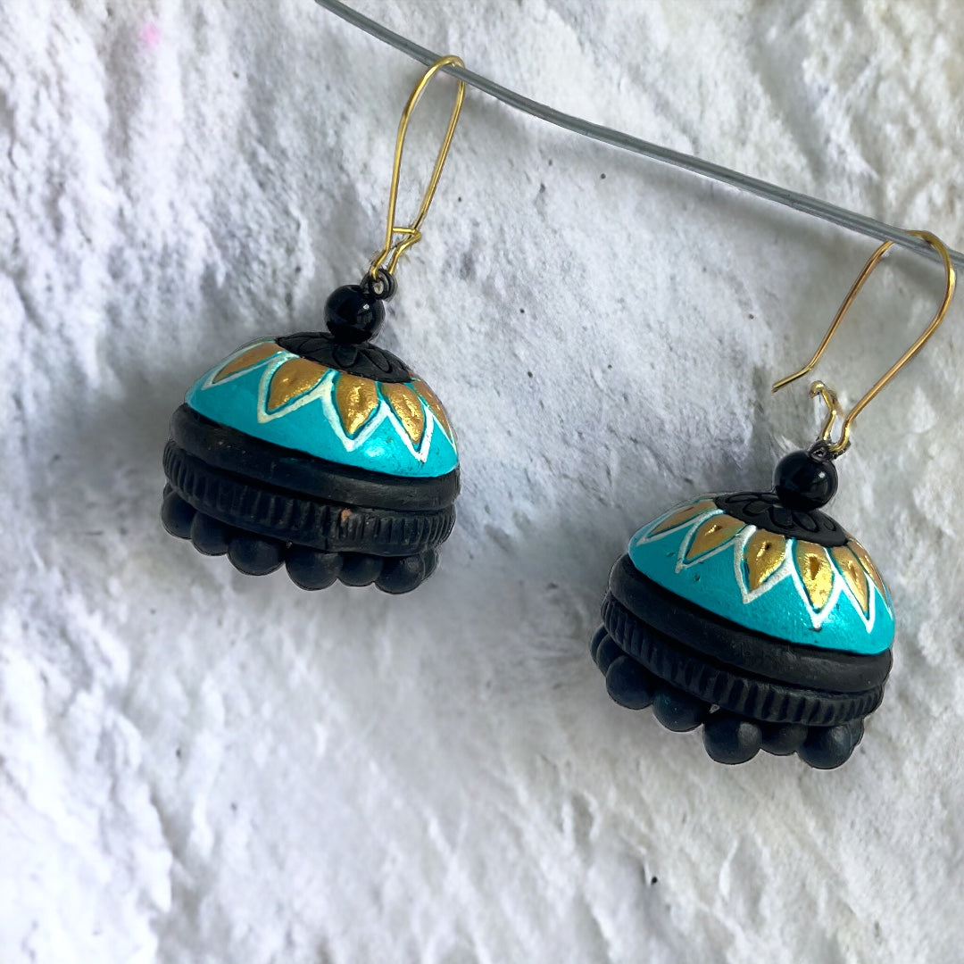 MERILA TERRACOTTA HANDMADE JHUMKAS TR59