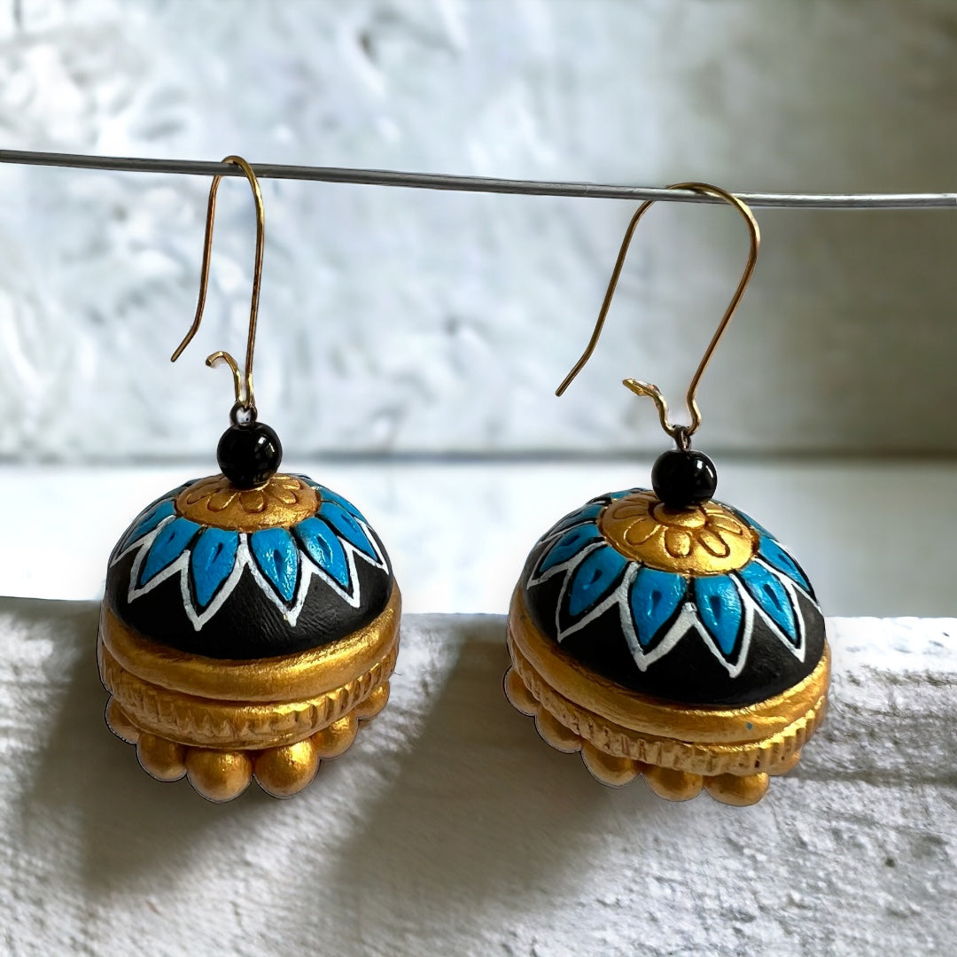 MERILA TERRACOTTA HANDMADE JHUMKAS TR59