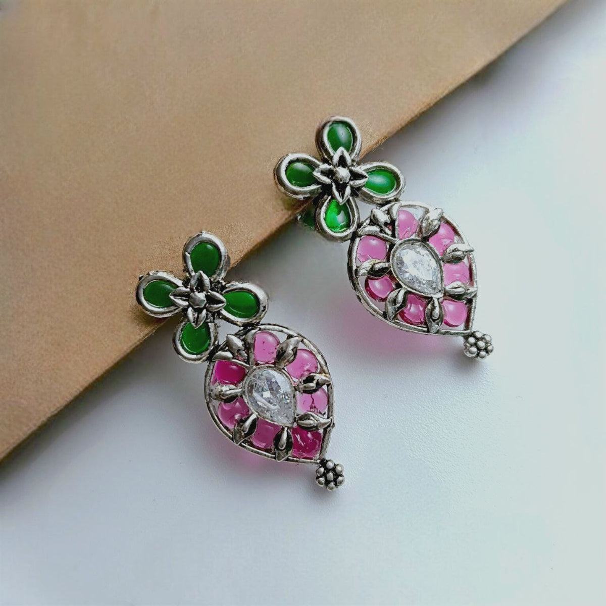 MARCELLA OXIDIZED ANTIQUE NECKLACE NL197