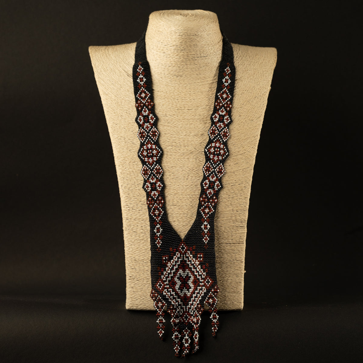 LIANA AFRO BEADED HANDMADE MALA/ NECKPIECE ML107