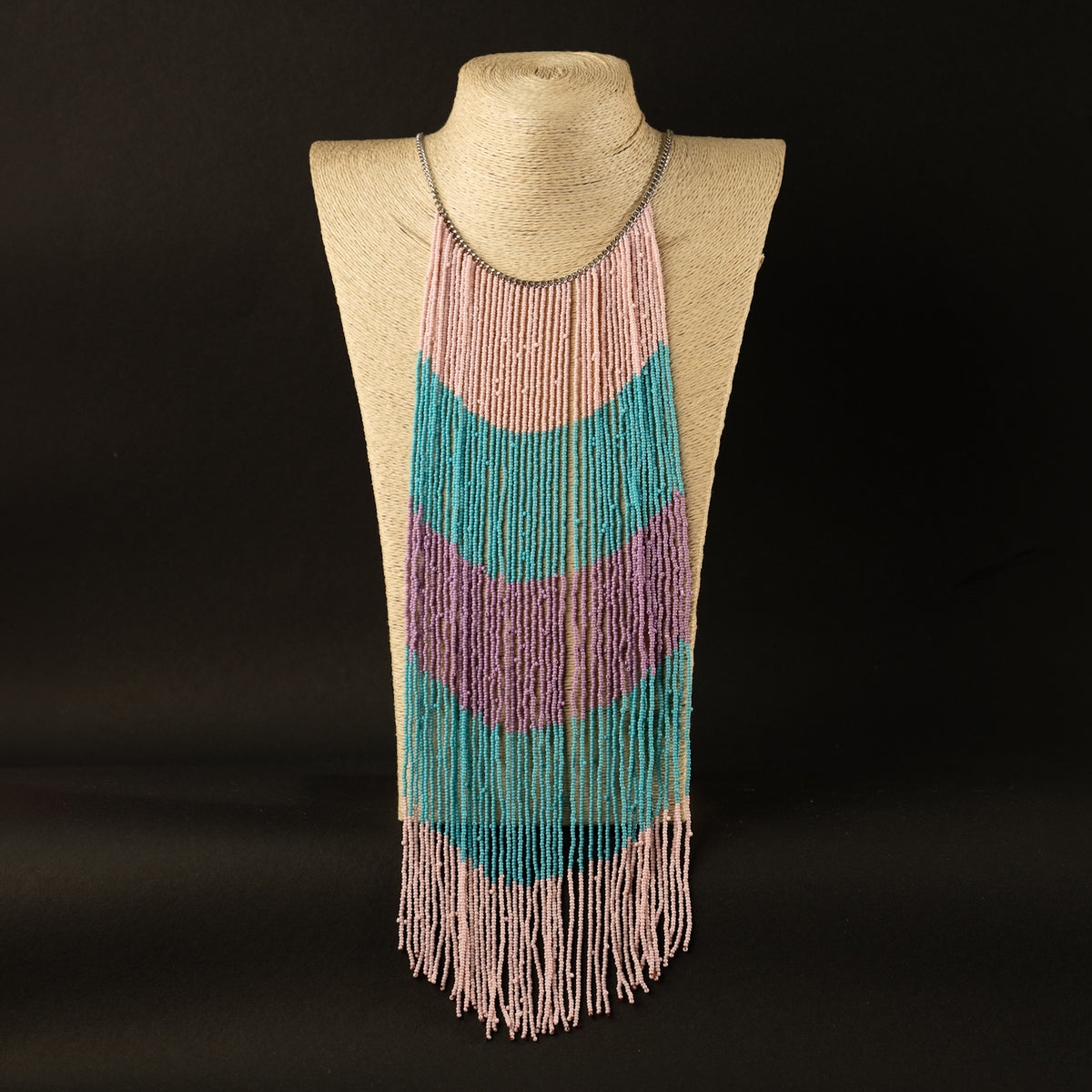 COLSON AFRO BEADED HANDMADE MALA/ NECKPIECE ML110