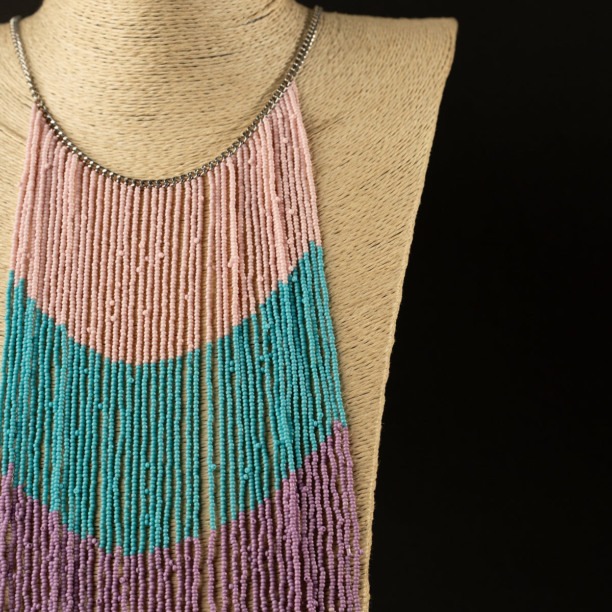 COLSON AFRO BEADED HANDMADE MALA/ NECKPIECE ML110