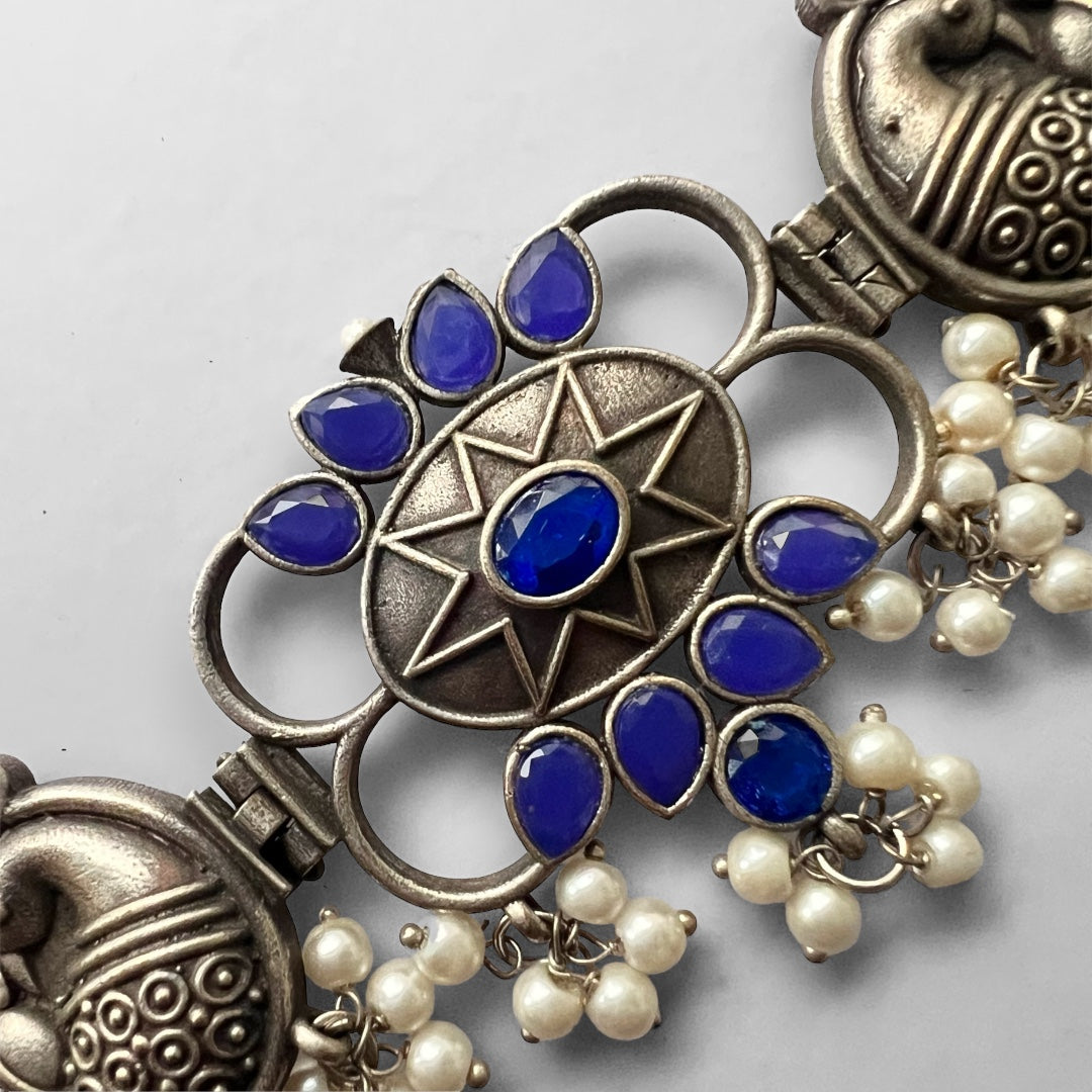 VIKARA BIJOUX PREMIUM AND EXCLUSIVE SEMI HANDMADE CHOKER WITH EARRINGS CH68