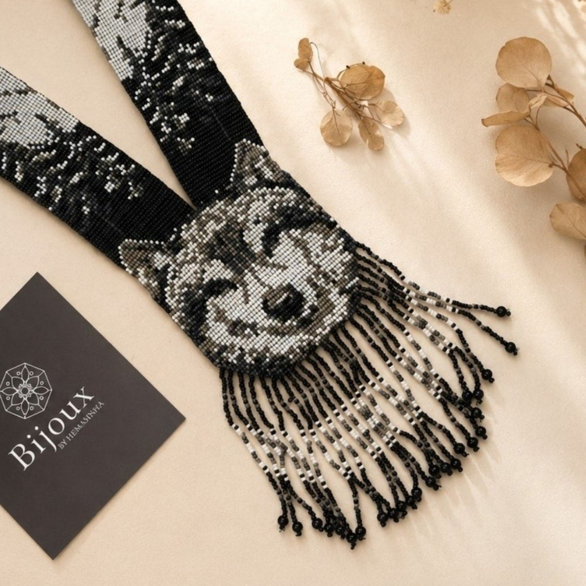 GRACE AFRO BEADED HANDMADE MALA/NECKPIECE ML237