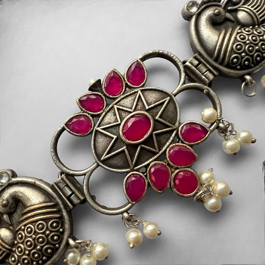 VIKARA BIJOUX PREMIUM AND EXCLUSIVE SEMI HANDMADE CHOKER WITH EARRINGS CH68