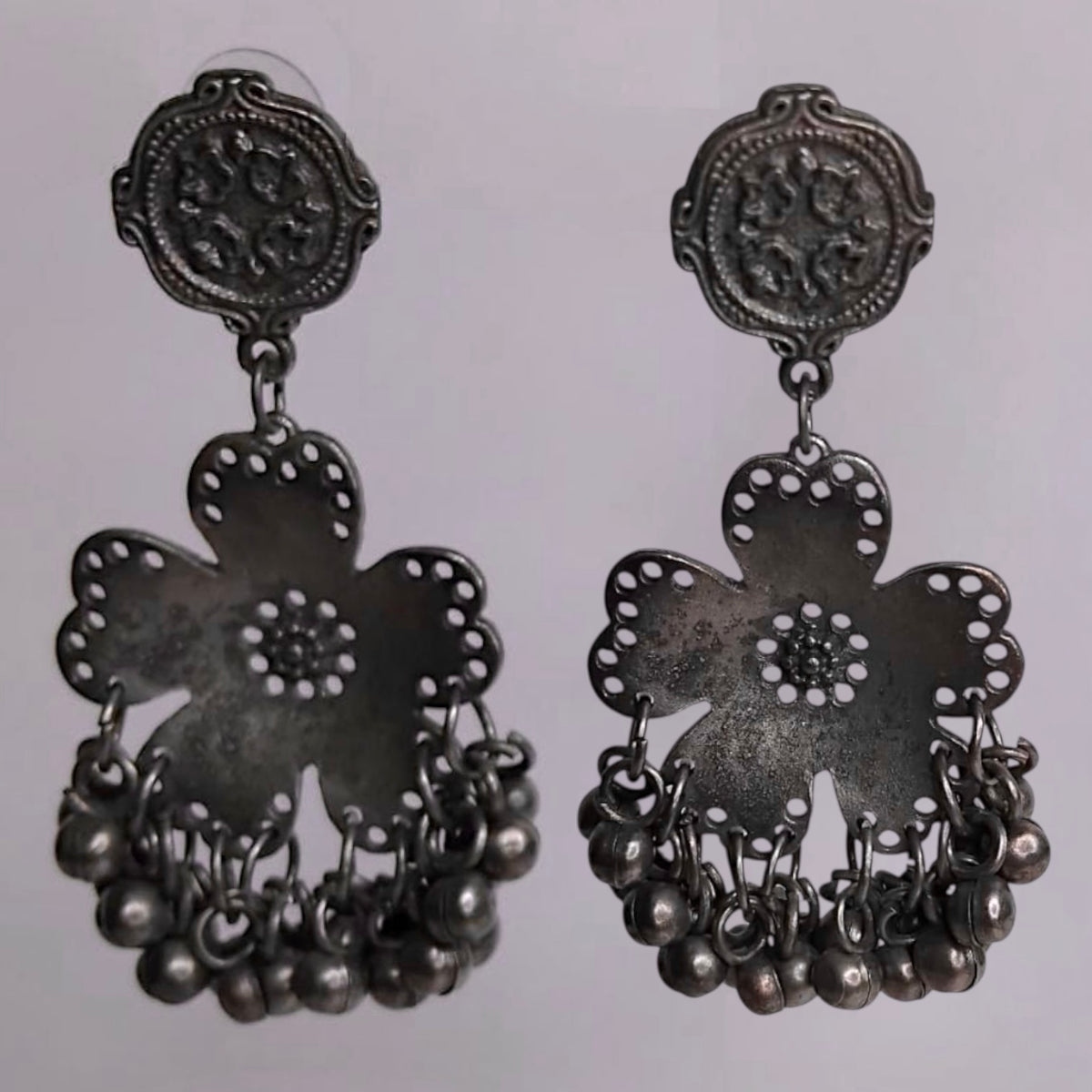 BERLI AFGHANI  RAW AND RUSTIC AND VINTAGE DANGLERS AF44