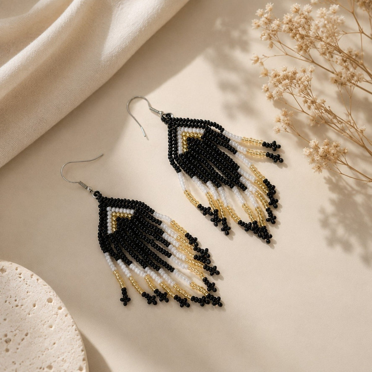 SOPHIE HANDMADE AFRO BEADED MALA/NECKPIECE ML236