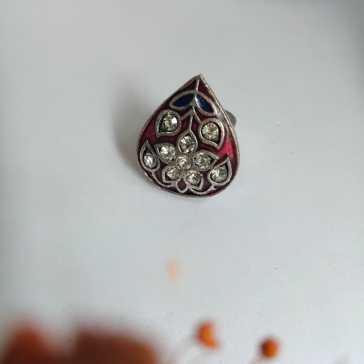 TAPTHIRA FAUX SILVER PREMIUM POLISH RING R103