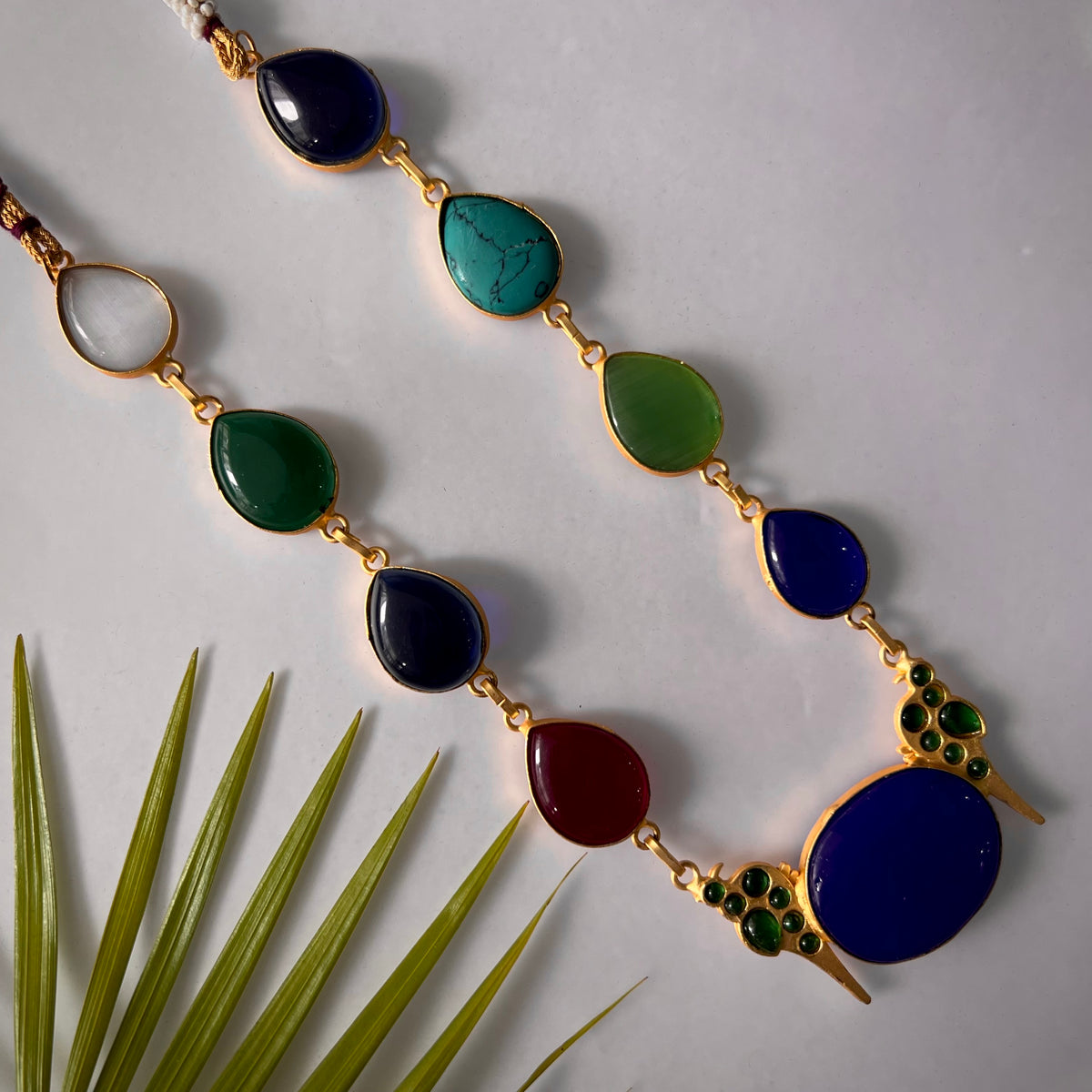 ROXANIA SET RING EARRING AND NECKLACE HANDMADE GOLD TONED PREMIUM NECKLACE/NECKPIECE EARRING SET NL30