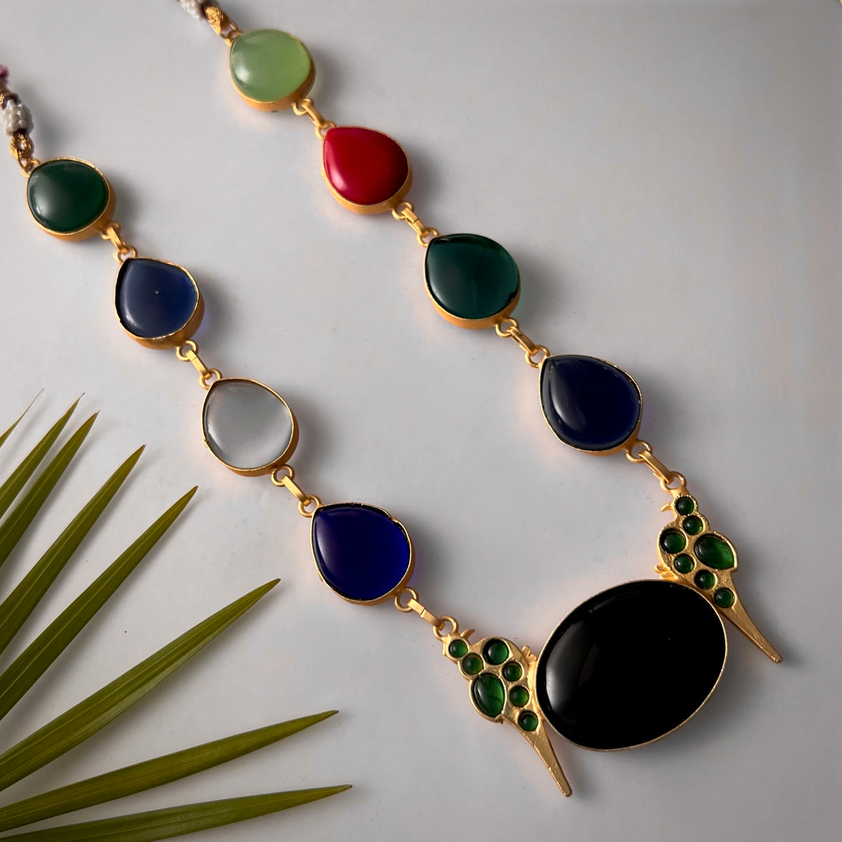 ROXANIA SET RING EARRING AND NECKLACE HANDMADE GOLD TONED PREMIUM NECKLACE/NECKPIECE EARRING SET NL30