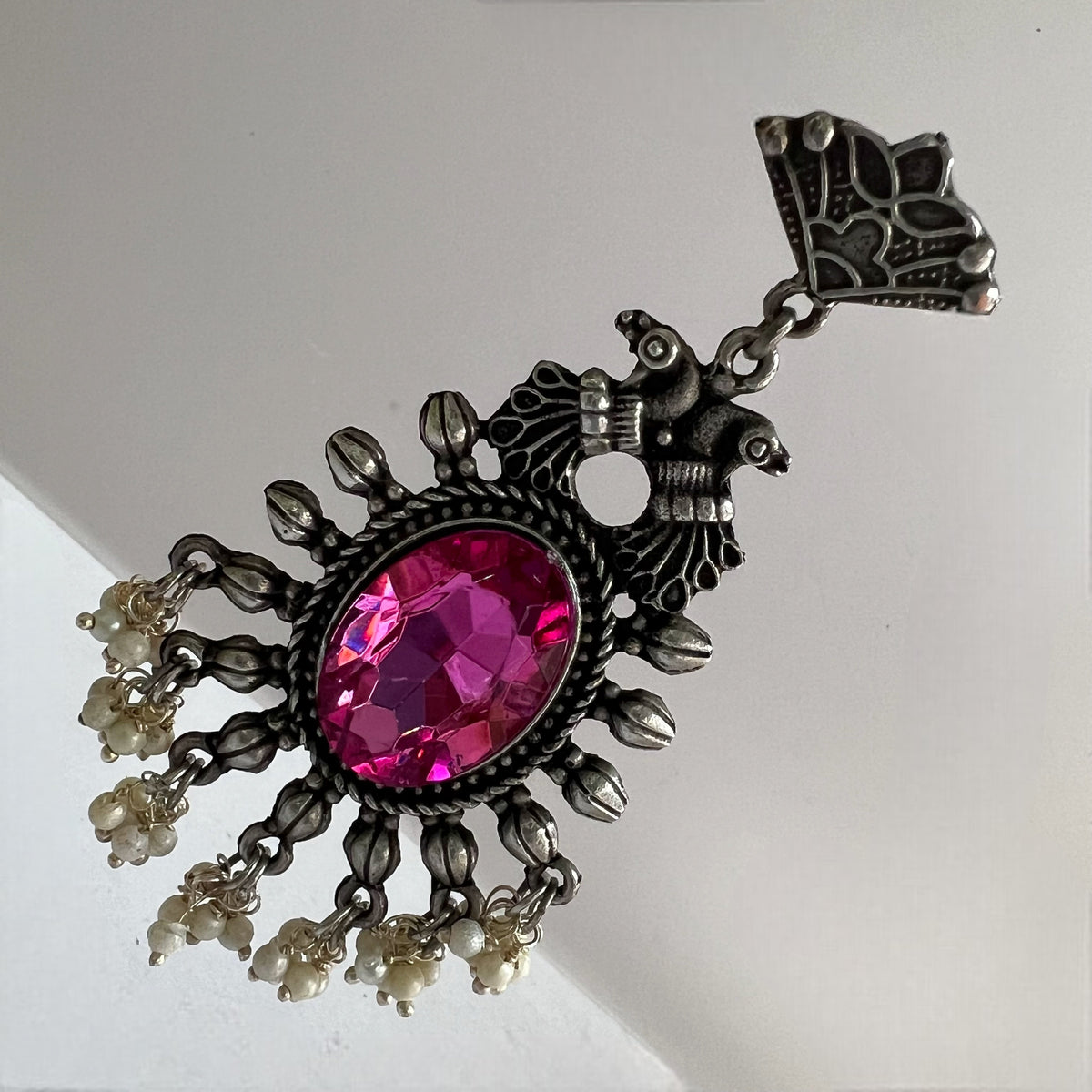 VICTORIA AFGHANI RAW AND RUSTIC AND VINTAGE EARRING AF49