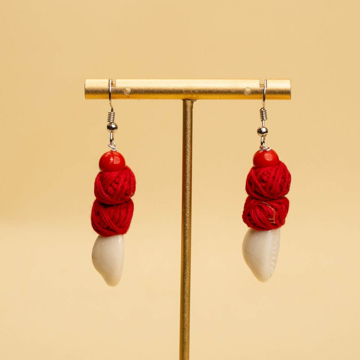 OLIVIA FABRIC AND BEADS HANDMADE AND HANDSTICHED MALA/ NECKPIECE ML92