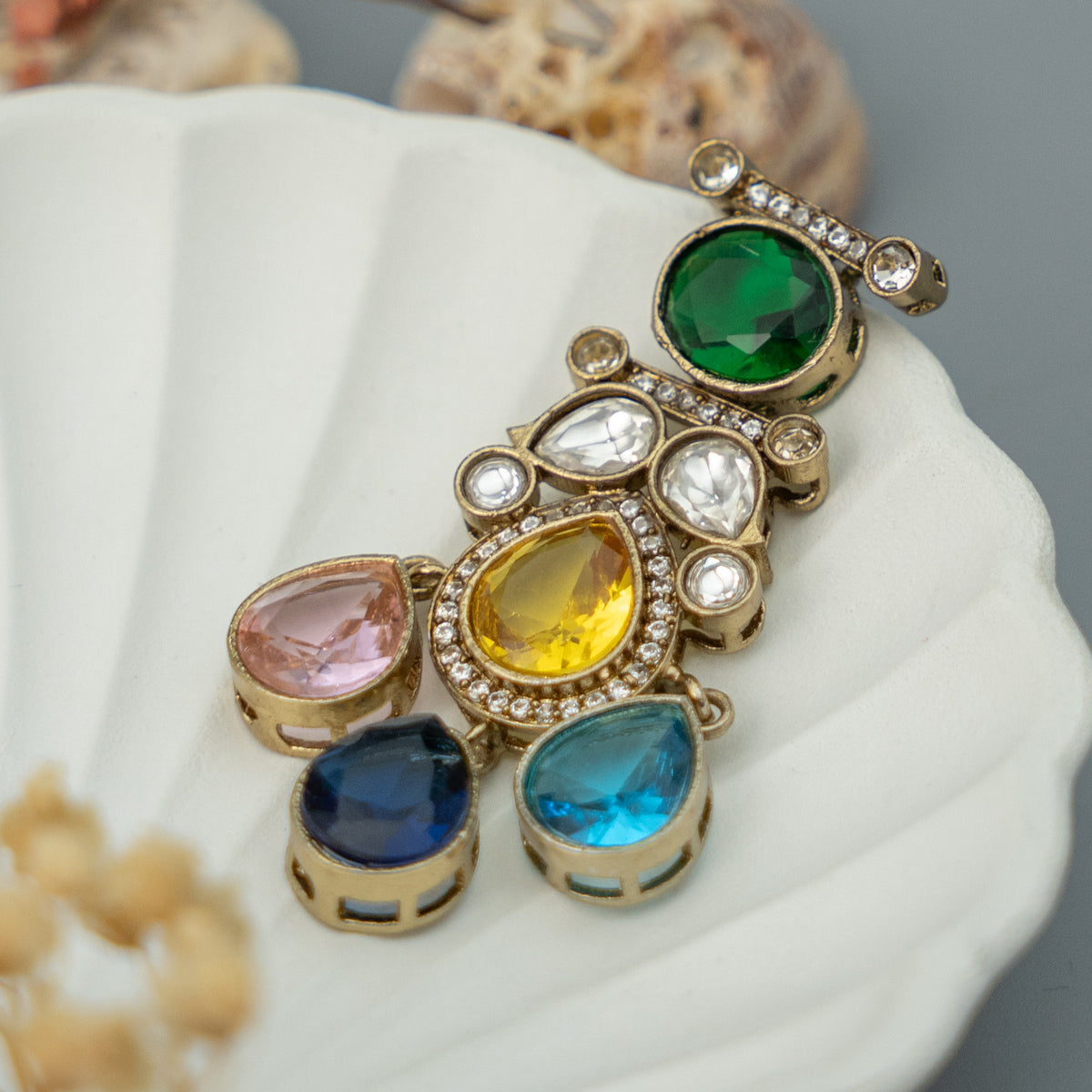 NOHA VISUAL PREMIUM SEMI HANDMADE VICTORIAN EARRINGS/DANGLER ER919