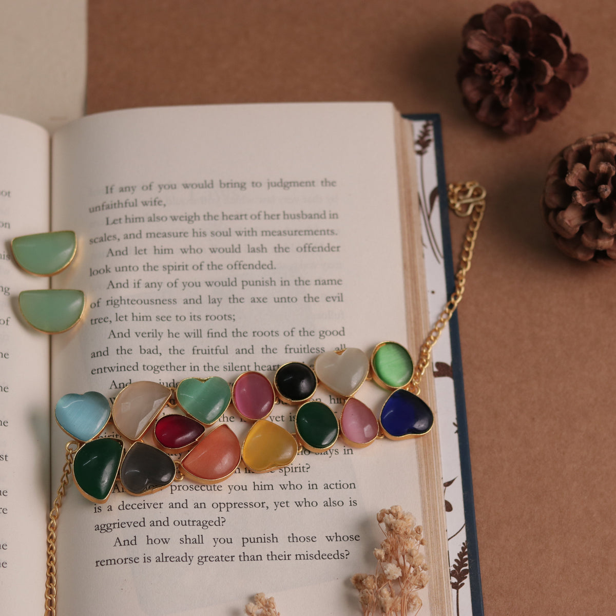 LUCY BIJOUX PREMIUM AND EXCLUSIVE HANDMADE CHOKER WITH EARRINGS CH121