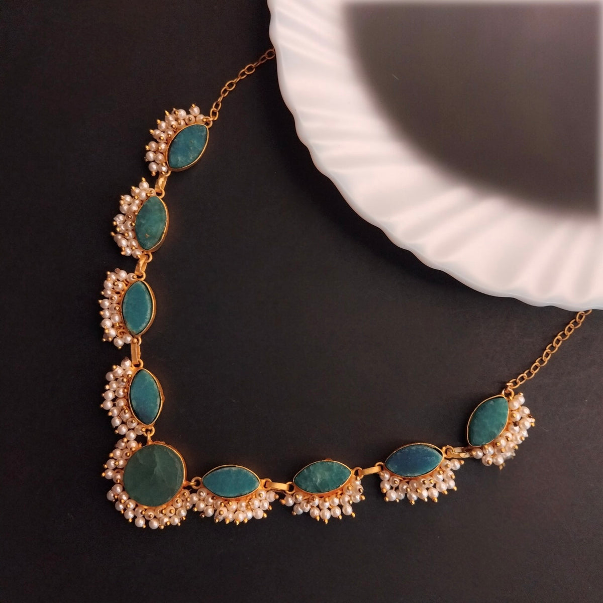 JAMI RAW AND RAW RUSTIC FINISH NECKPIECE CHOKER CH416