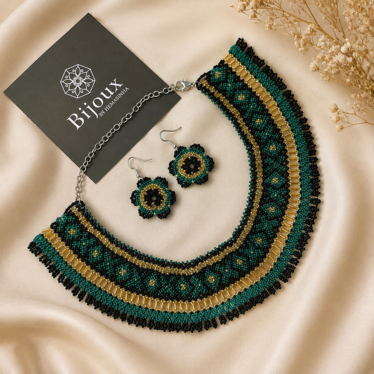 AURORA AFRO BEADED HANDMADE NECKLACE NL383