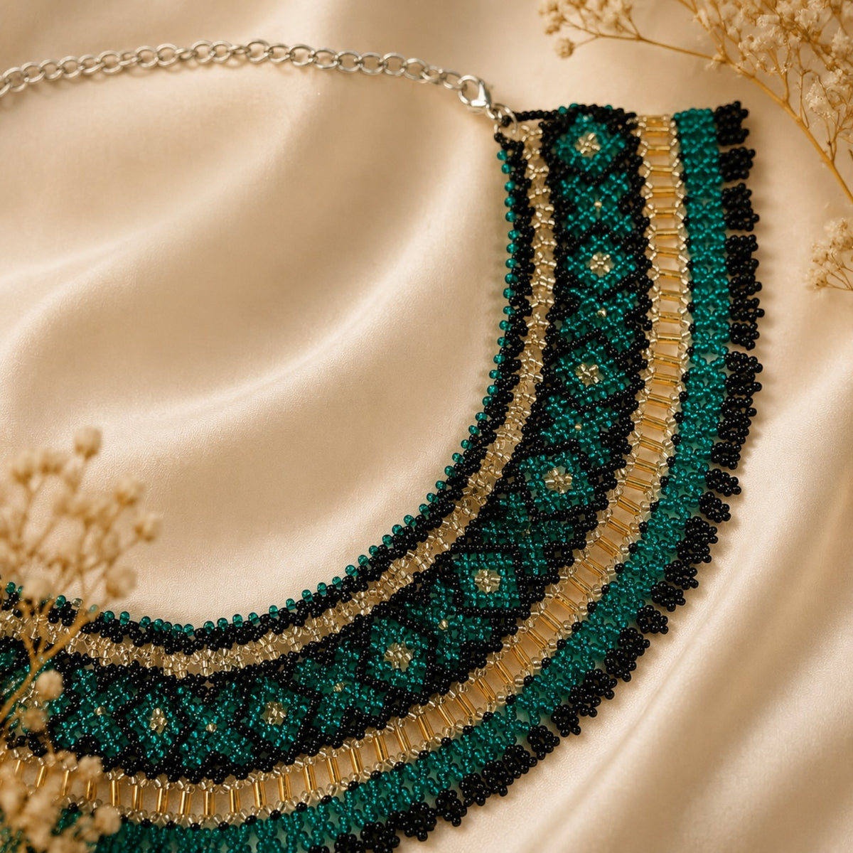 AURORA AFRO BEADED HANDMADE NECKLACE NL383