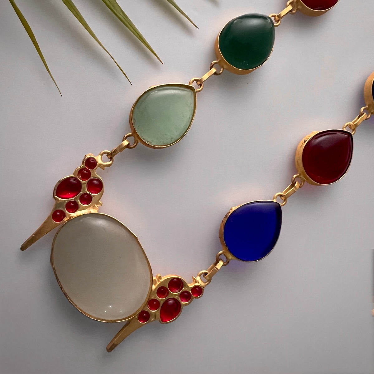 ROXANIA SET RING EARRING AND NECKLACE HANDMADE GOLD TONED PREMIUM NECKLACE/NECKPIECE EARRING SET NL30