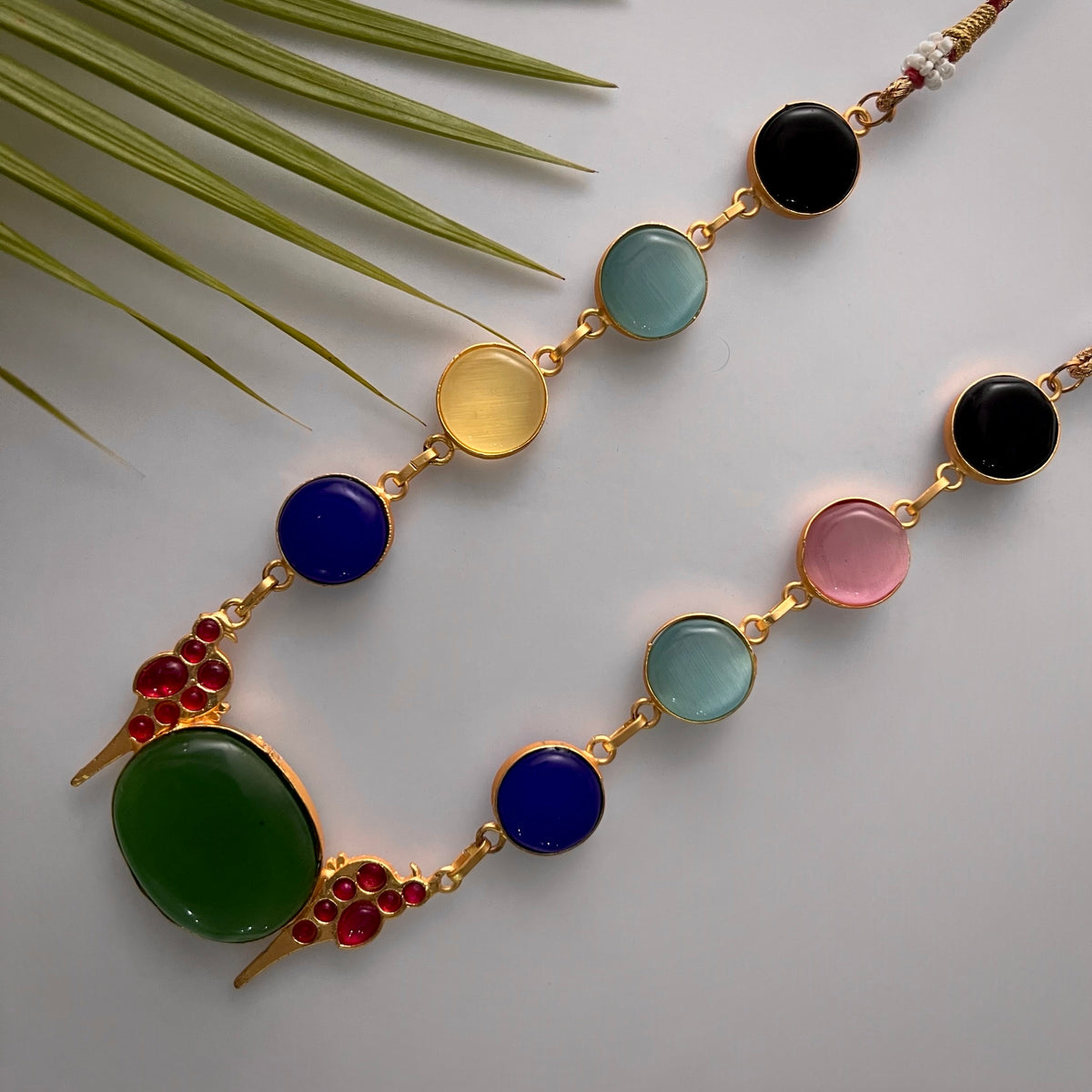 ROXANIA SET RING EARRING AND NECKLACE HANDMADE GOLD TONED PREMIUM NECKLACE/NECKPIECE EARRING SET NL30