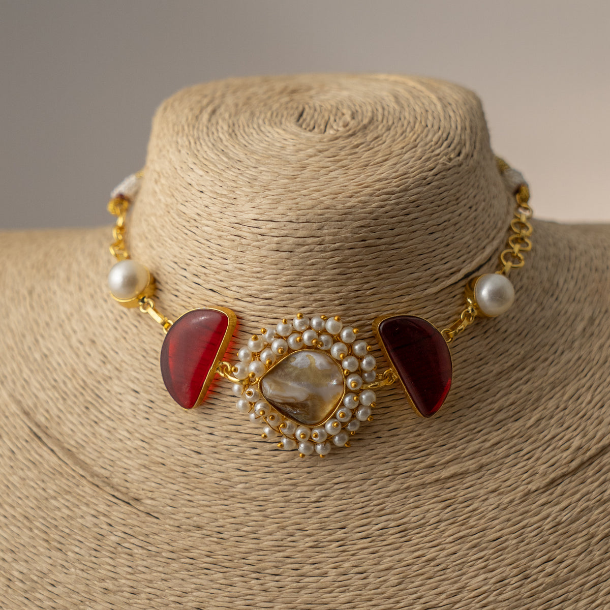 VIMONISHA MONALISA HANDMADE CHOKER WITH EARRINGS CH529