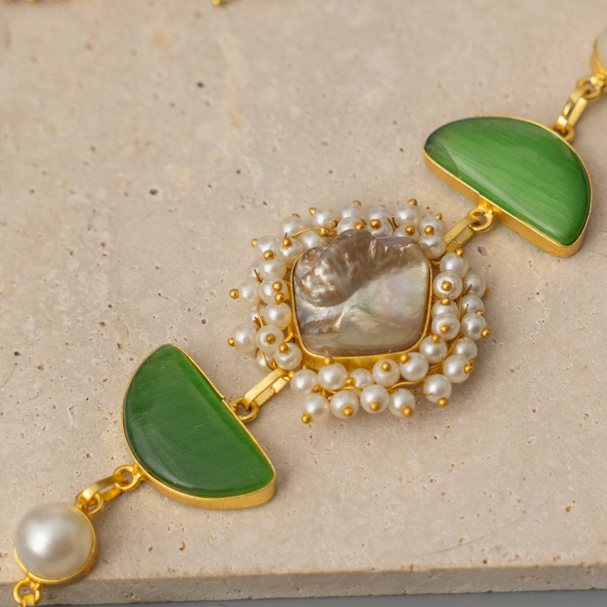 VIMONISHA MONALISA HANDMADE CHOKER WITH EARRINGS CH529