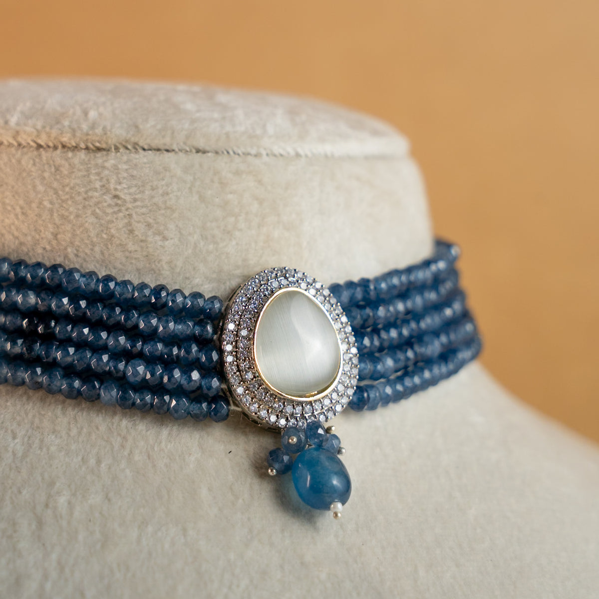 SOPHIE ONEX BEADS BIJOUX PREMIUM AND EXCLUSIVE HANDMADE CHOKER WITH EARRINGS CH210