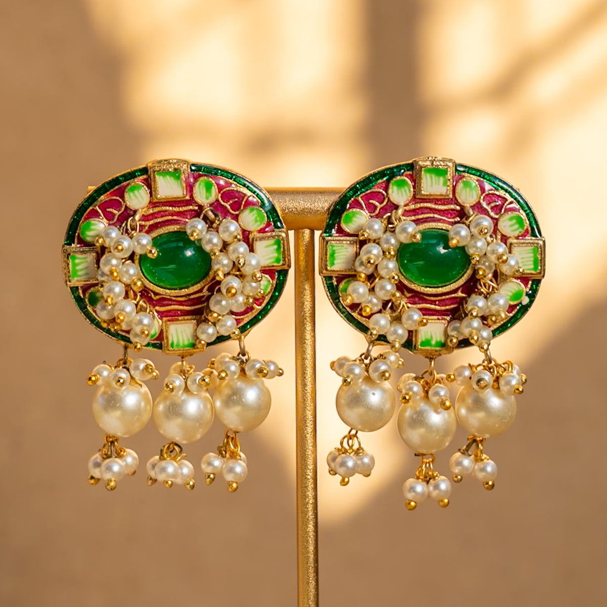 ROSY ONEX BEADS BIJOUX PREMIUM AND EXCLUSIVE HANDMADE CHOKER WITH EARRINGS CH209