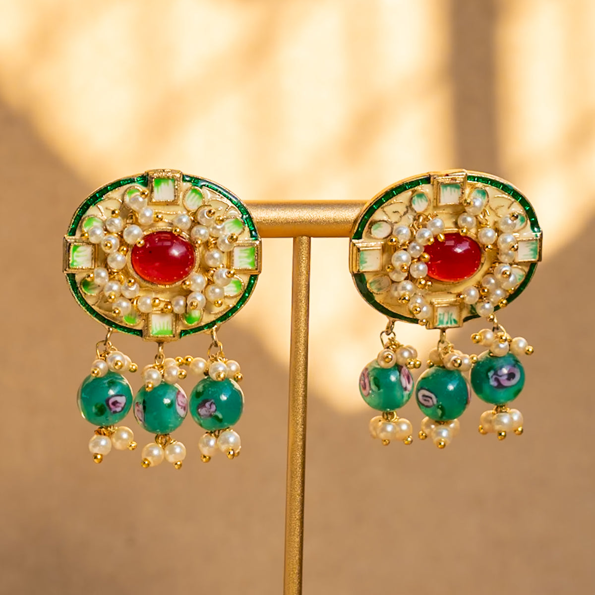 ROSY ONEX BEADS BIJOUX PREMIUM AND EXCLUSIVE HANDMADE CHOKER WITH EARRINGS CH209