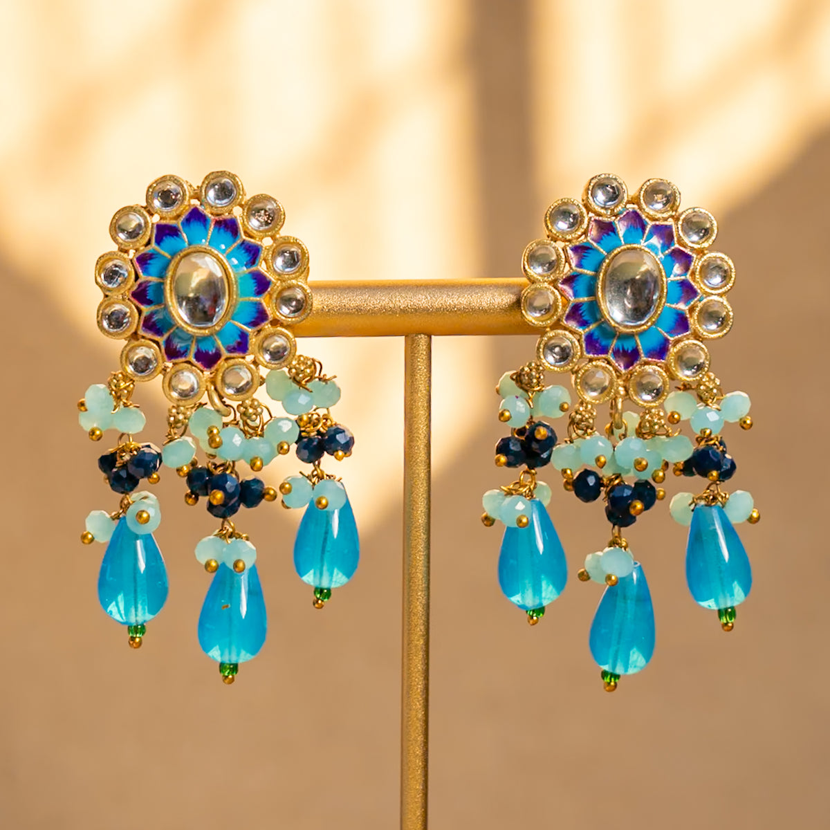 ROSY ONEX BEADS BIJOUX PREMIUM AND EXCLUSIVE HANDMADE CHOKER WITH EARRINGS CH209