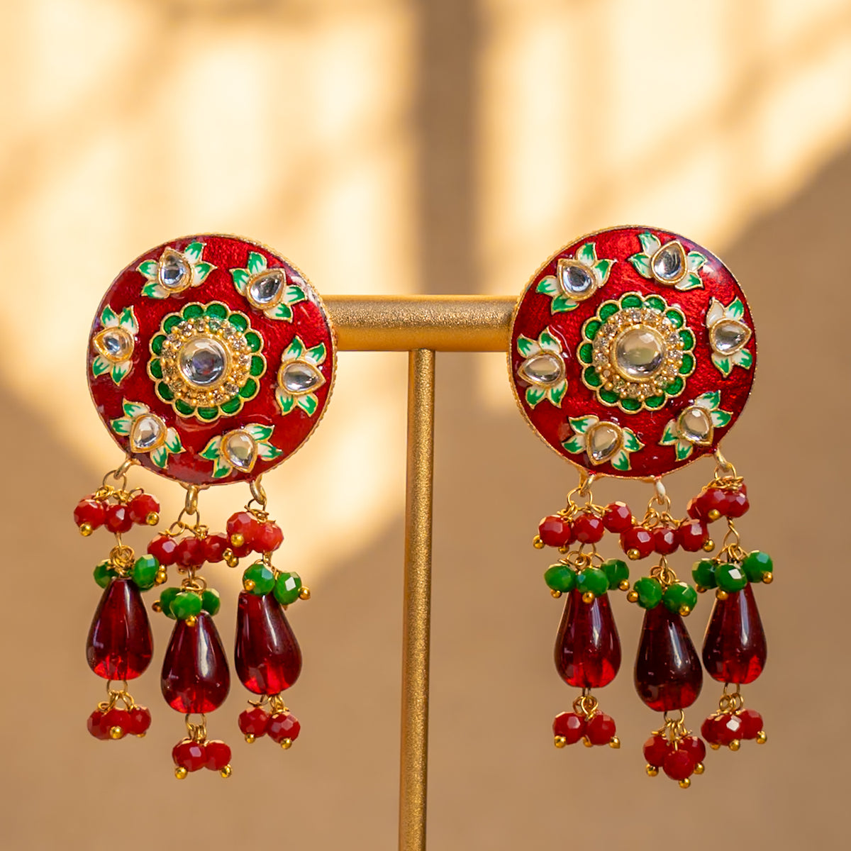 ROSY ONEX BEADS BIJOUX PREMIUM AND EXCLUSIVE HANDMADE CHOKER WITH EARRINGS CH209