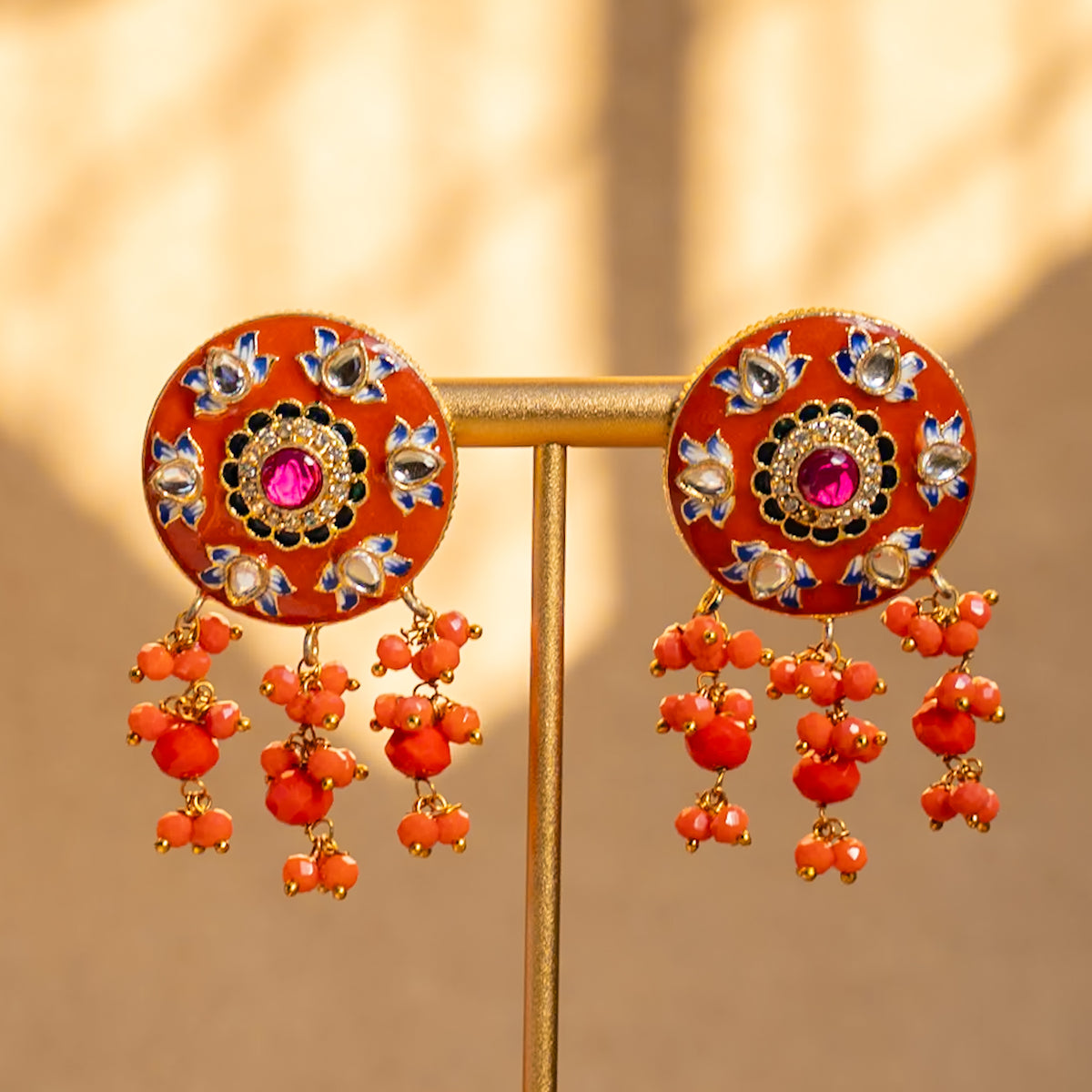 ROSY ONEX BEADS BIJOUX PREMIUM AND EXCLUSIVE HANDMADE CHOKER WITH EARRINGS CH209