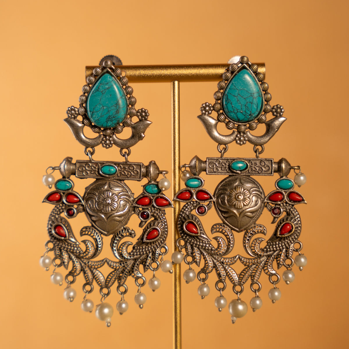 AADHYA BIJOUX PREMIUM HANDMADE NECKLACE/HASLI WITH EARRINGS NL294