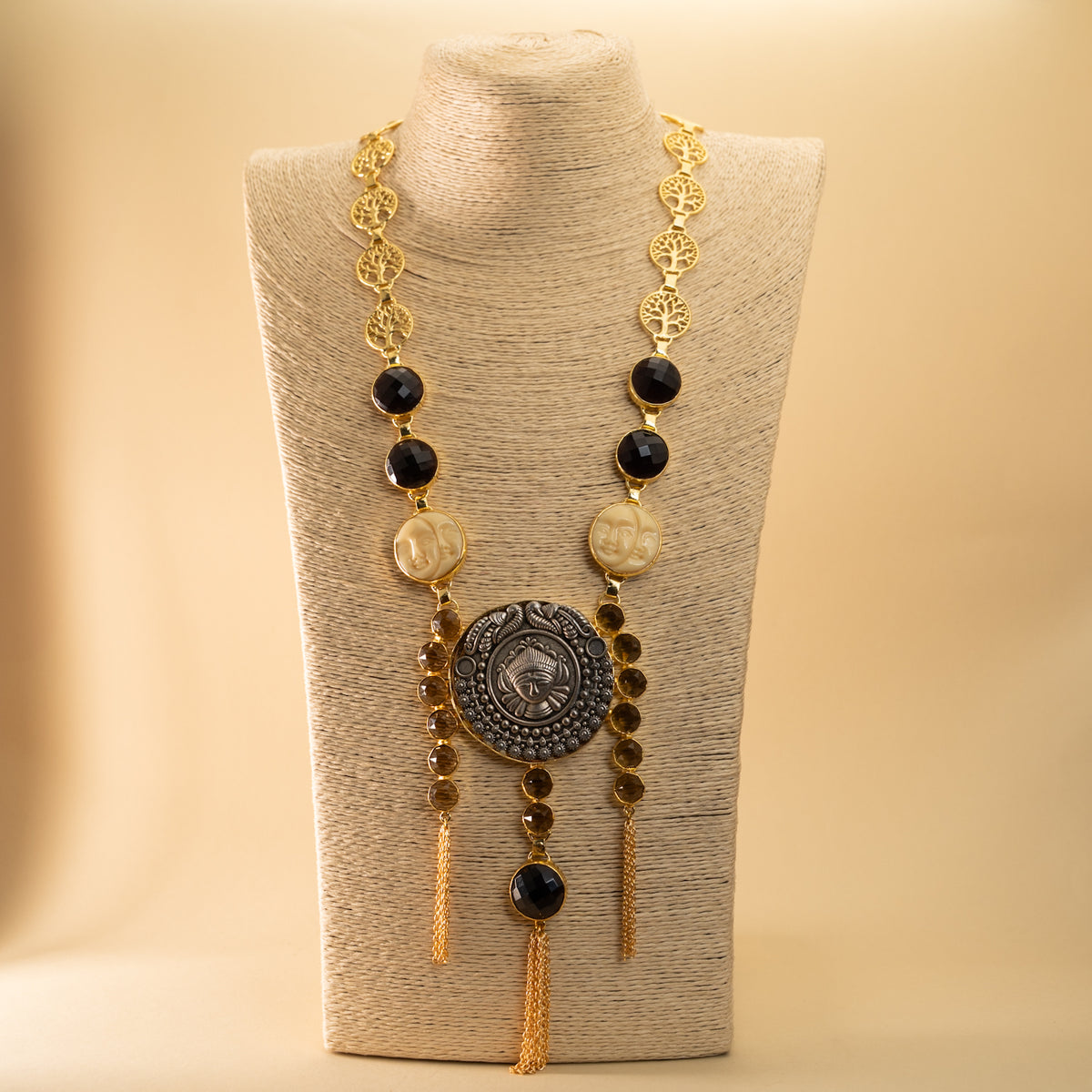 SIVANI BIJOUX EXCLUSIVE HANDMADE AND PREMIUM TEMPLE MALA/NECKPIECE ML173