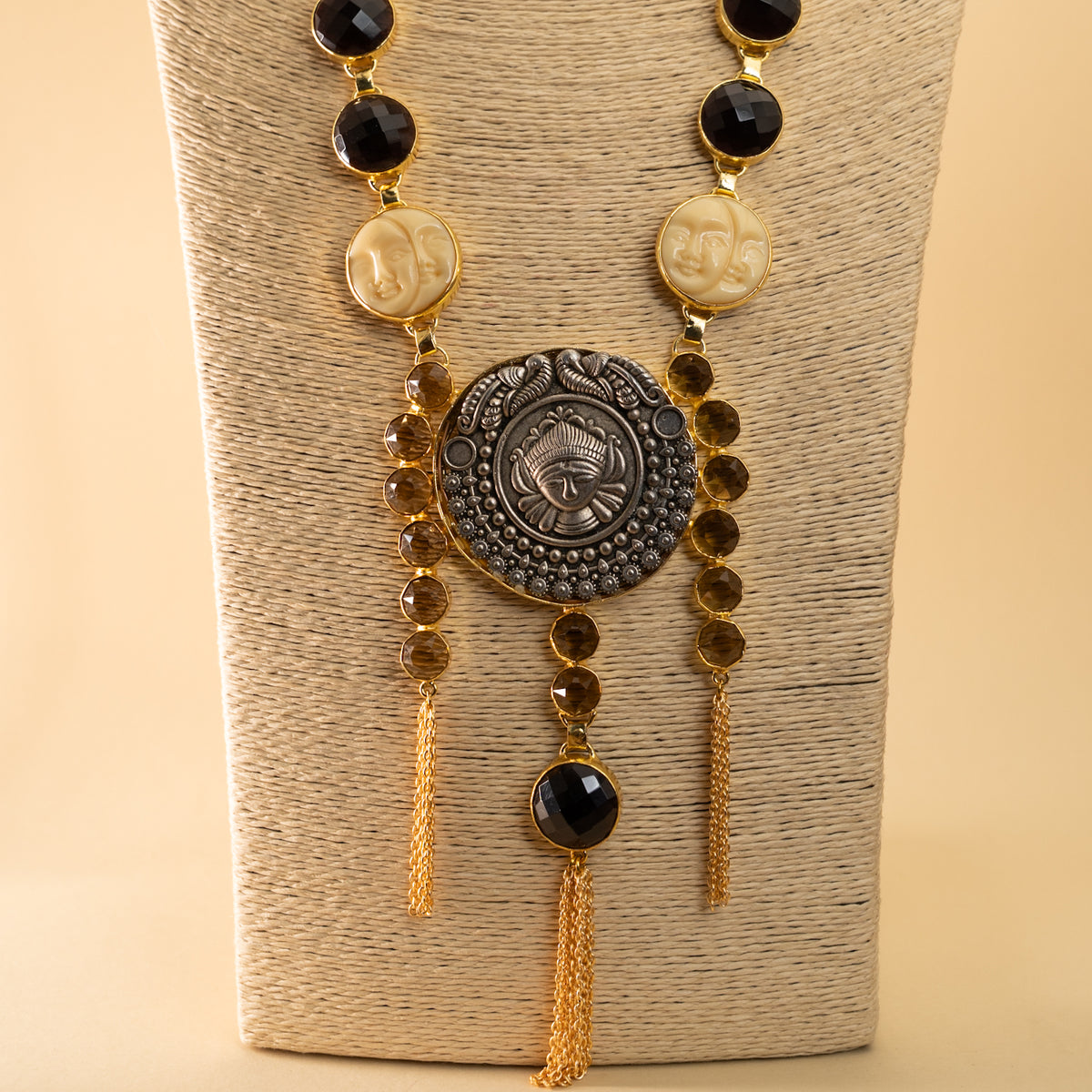 SIVANI BIJOUX EXCLUSIVE HANDMADE AND PREMIUM TEMPLE MALA/NECKPIECE ML173
