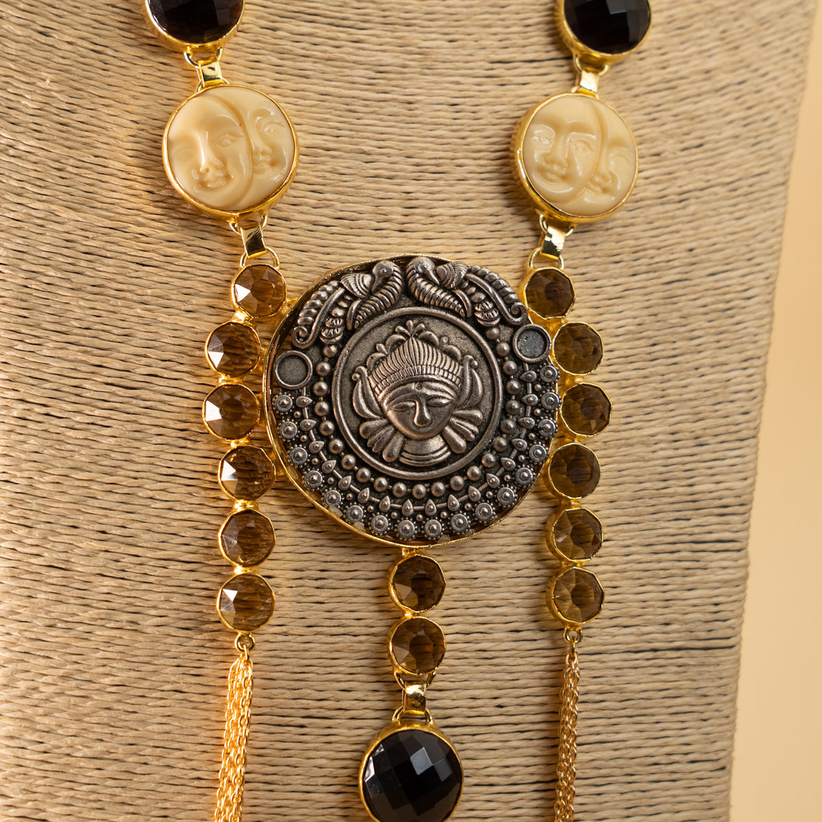 SIVANI BIJOUX EXCLUSIVE HANDMADE AND PREMIUM TEMPLE MALA/NECKPIECE ML173