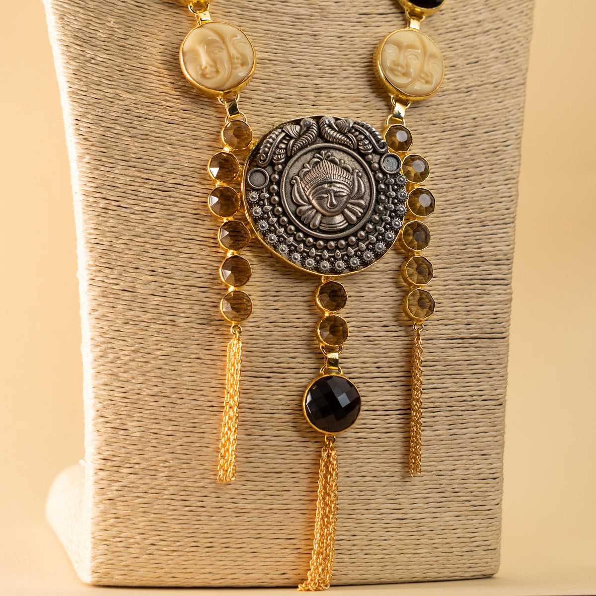 SIVANI BIJOUX EXCLUSIVE HANDMADE AND PREMIUM TEMPLE MALA/NECKPIECE ML173