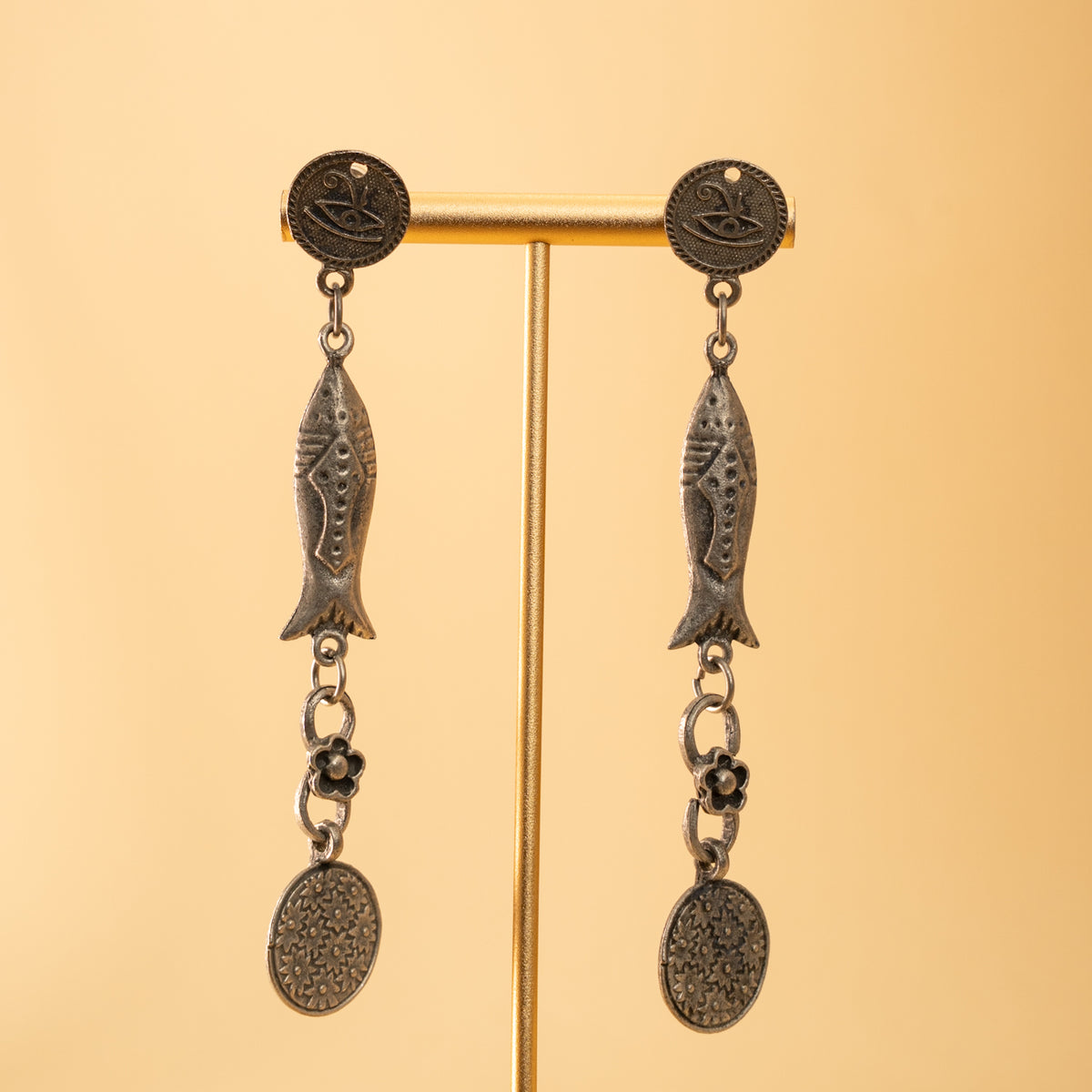 EZRA BLACK POLISH MALA/ NECKPIECE ML151