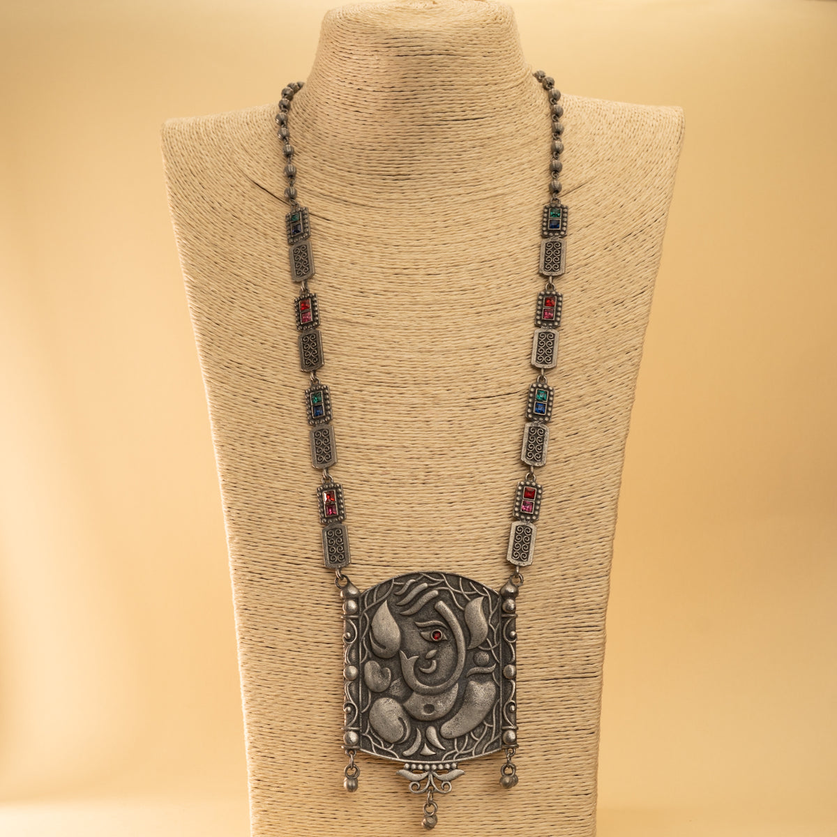 THEODORE BLACK POLISH MALA/ NECKPIECE  ML150