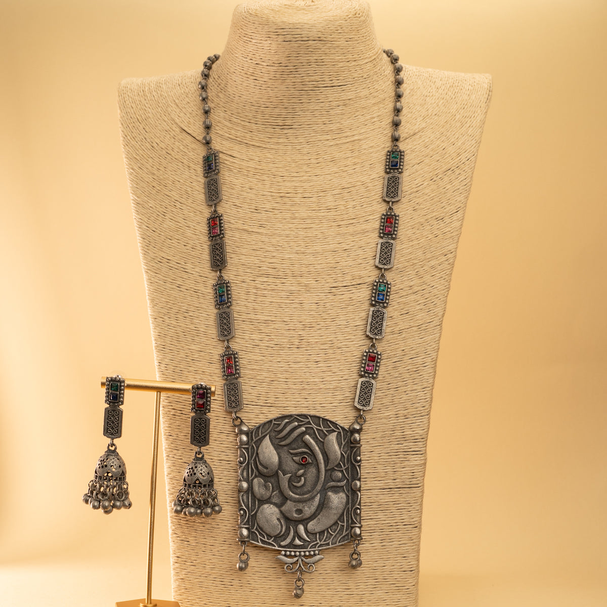 THEODORE BLACK POLISH MALA/ NECKPIECE  ML150