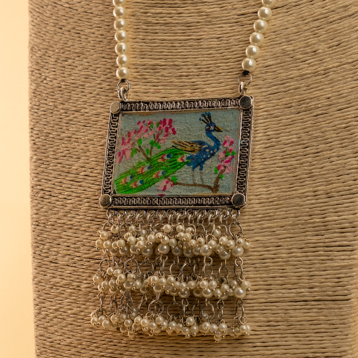 ROWAN OXIDIZED MALA/ NECKPIECE ML 160