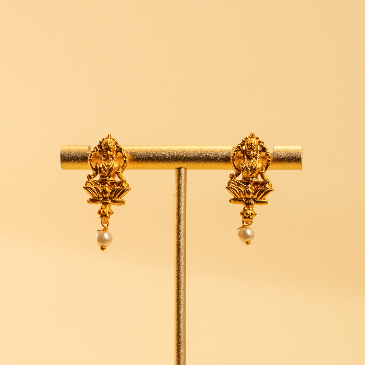 YASHIKA GOLD TONED TEMPLE MALA/ NECKPIECE  ML66