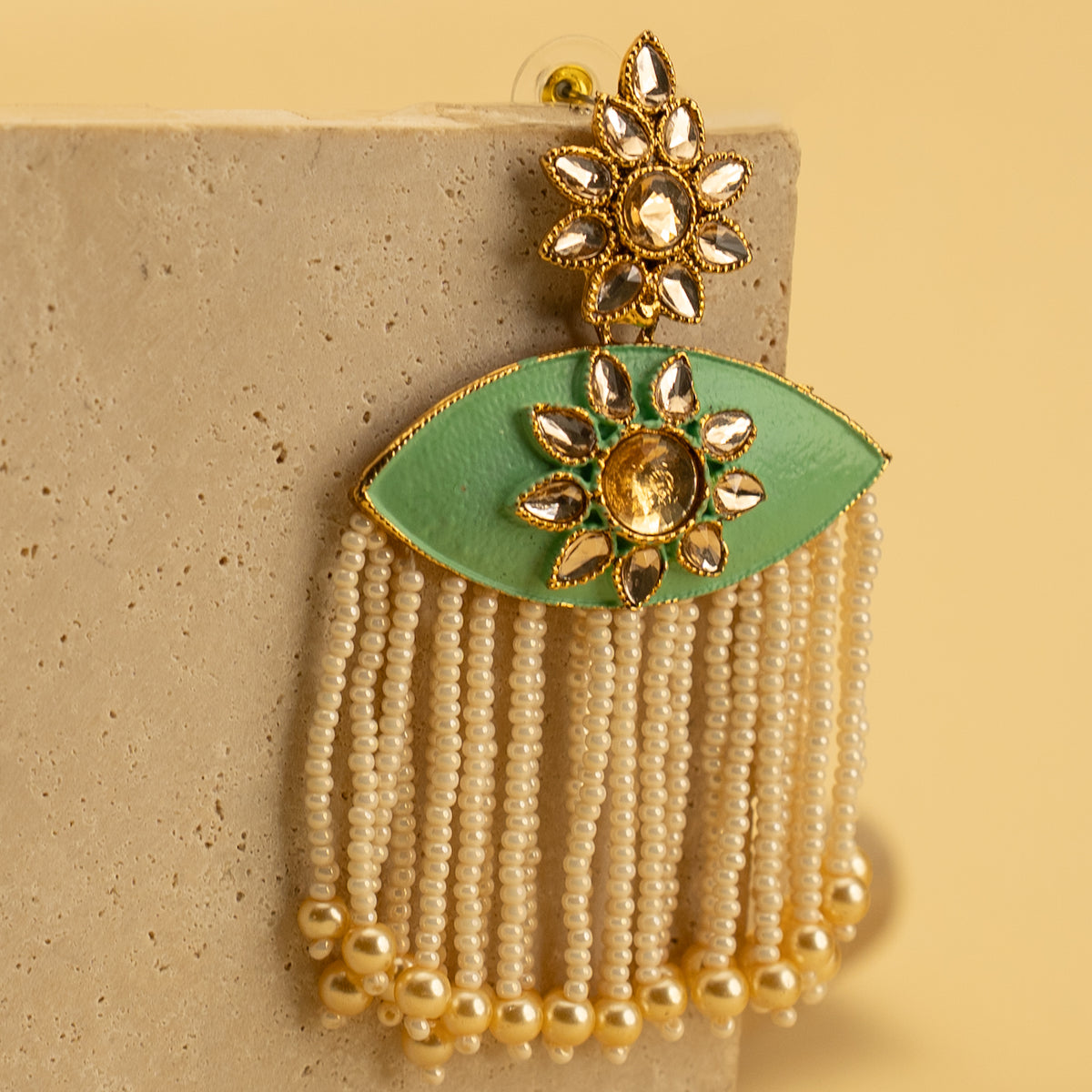 RILEY GOLDTONED ANTIQUE EARRINGS ER420