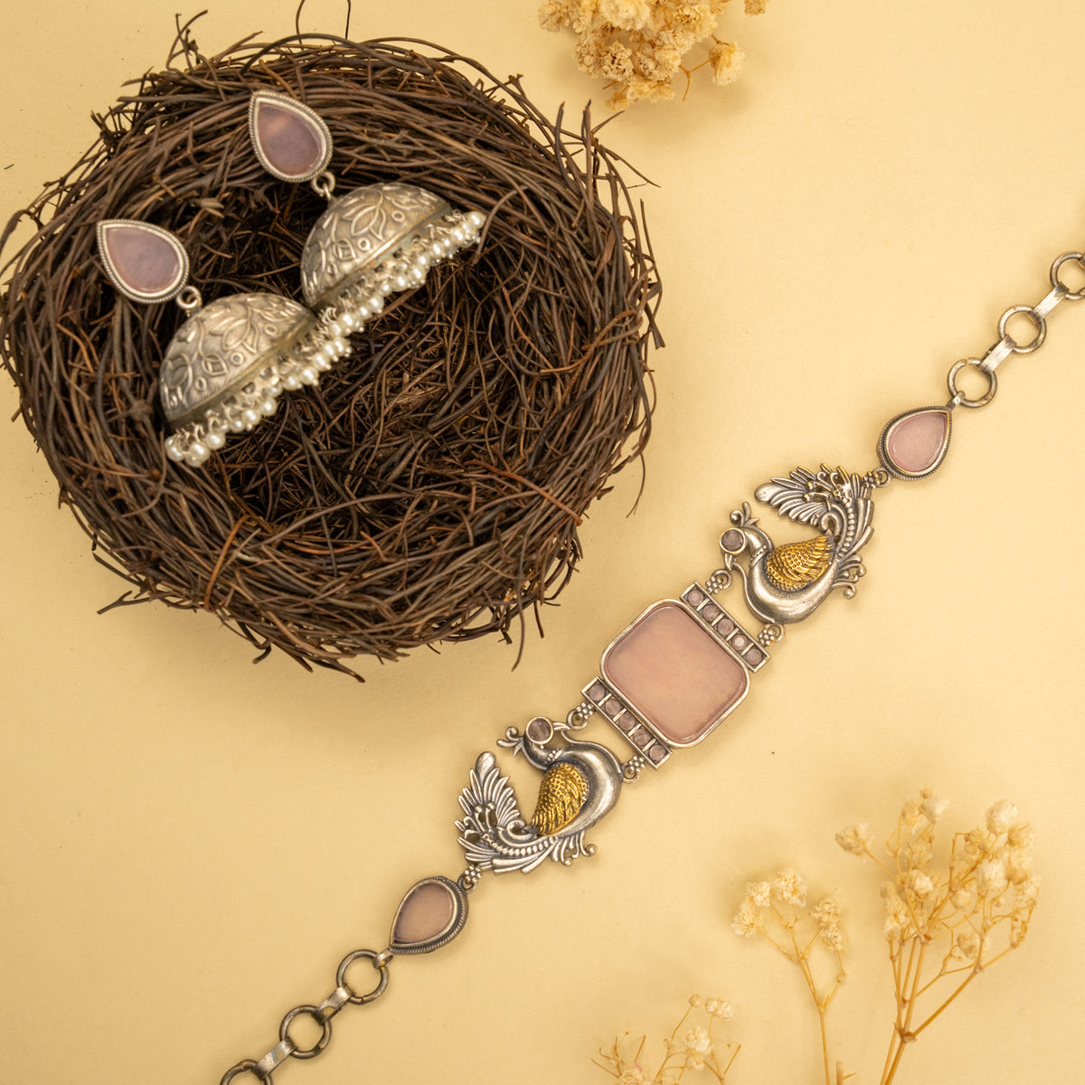 RENATA BIJOUX PREMIUM AND BIJOUX EXCLUSIVE HANDMADE CHOKER WITH EARRINGS CH124