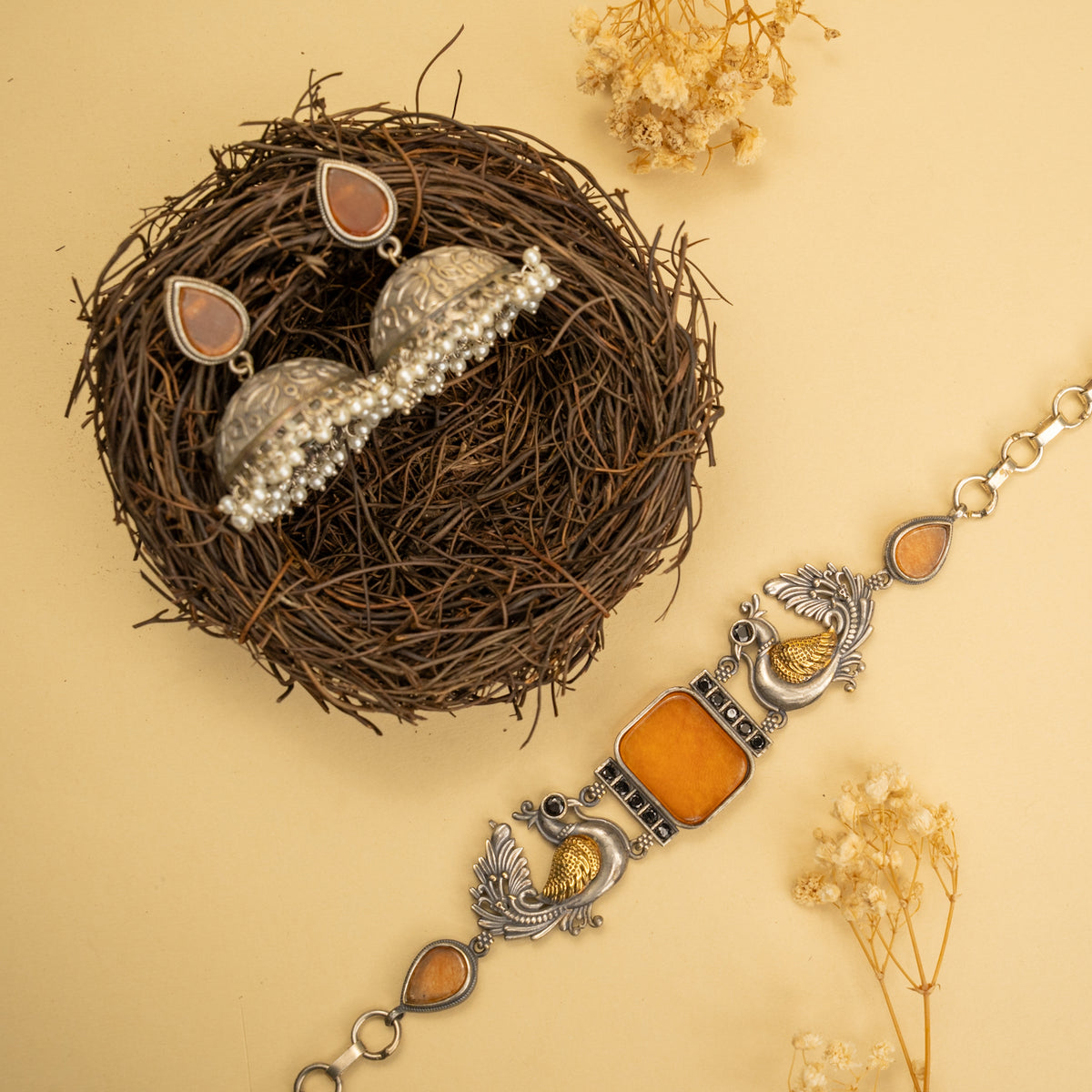 RENATA BIJOUX PREMIUM AND BIJOUX EXCLUSIVE HANDMADE CHOKER WITH EARRINGS CH124