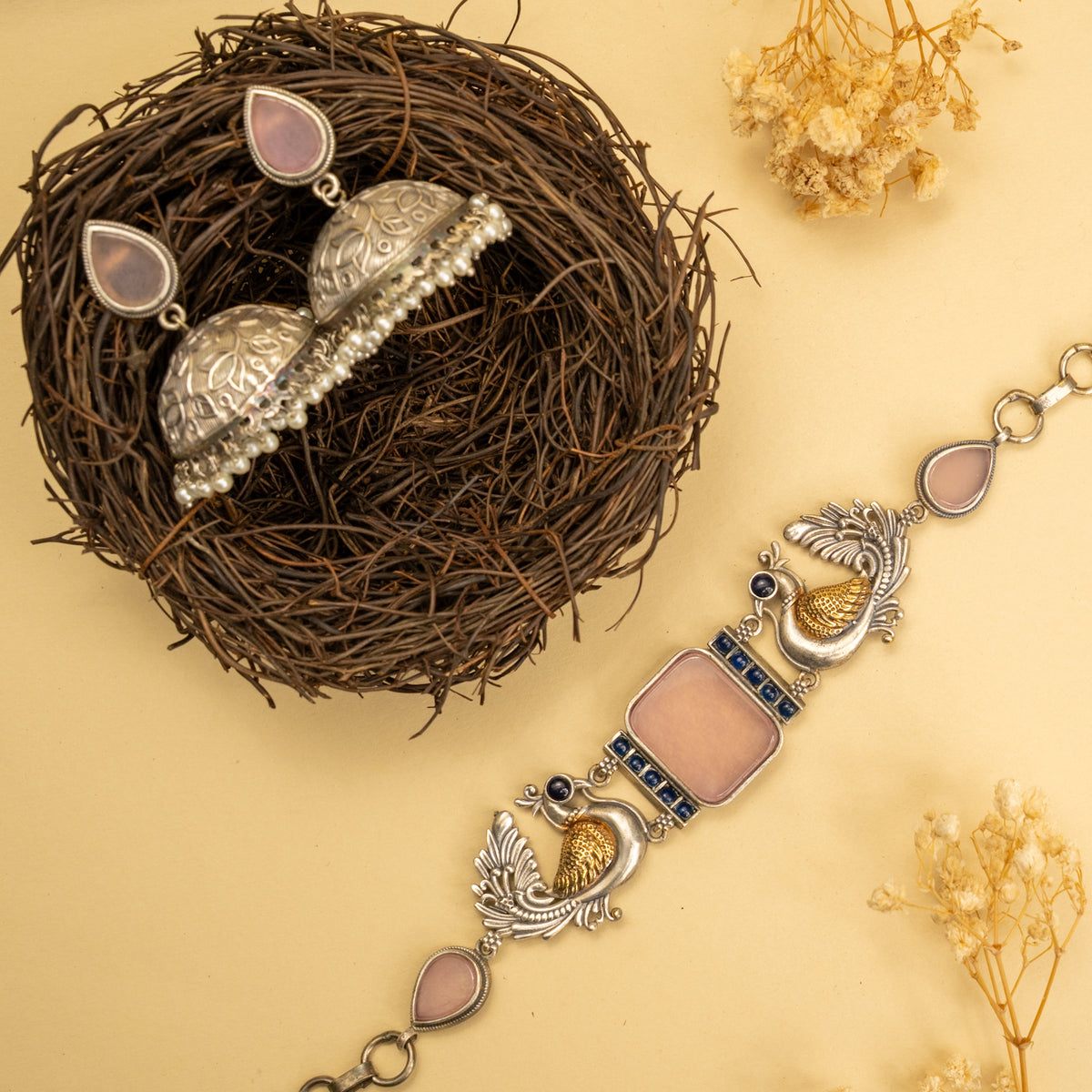 RENATA BIJOUX PREMIUM AND BIJOUX EXCLUSIVE HANDMADE CHOKER WITH EARRINGS CH124