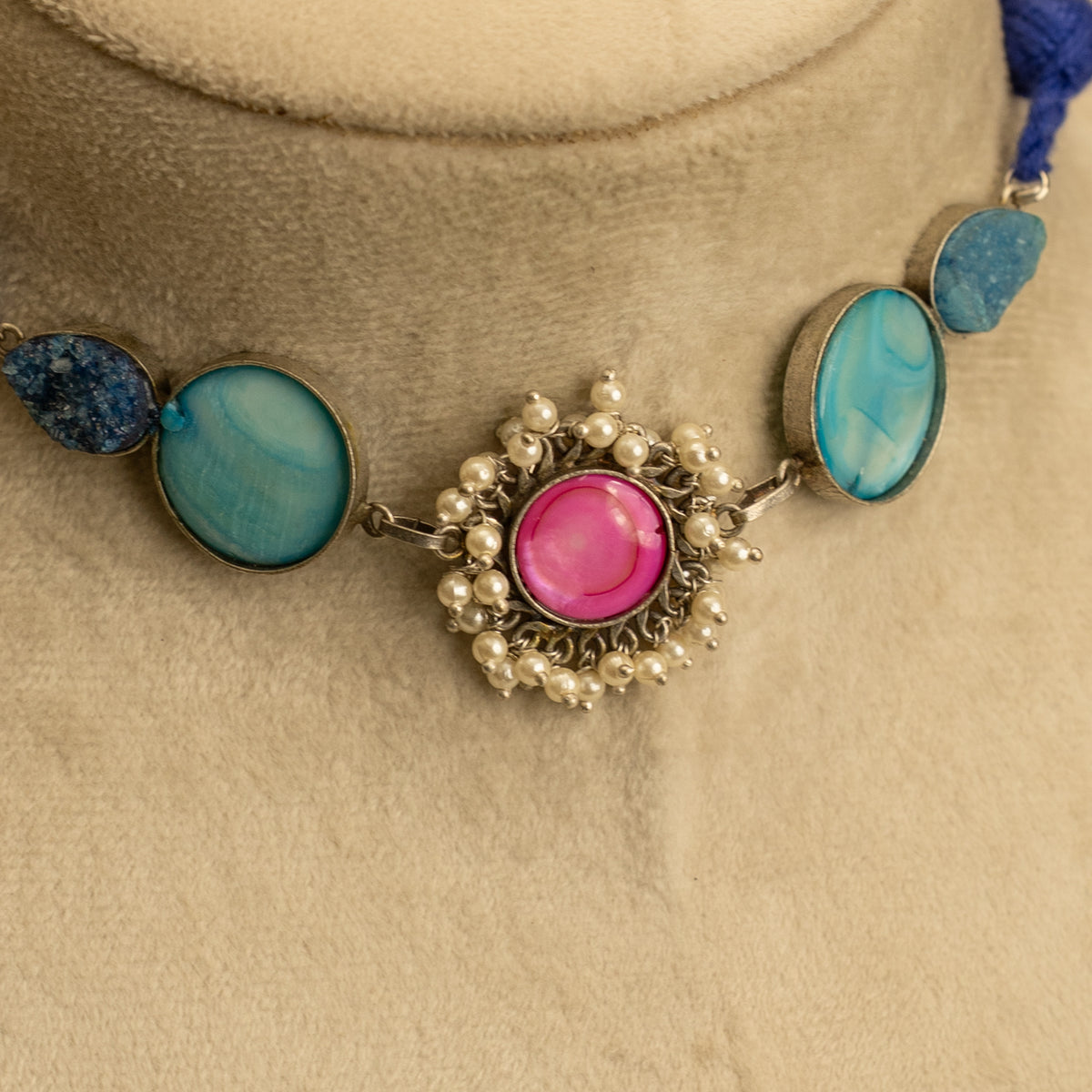 REHANA BIJOUX PREMIUM AND EXCLUSIVE NATURAL STONE HANDMADE CHOKER CH75