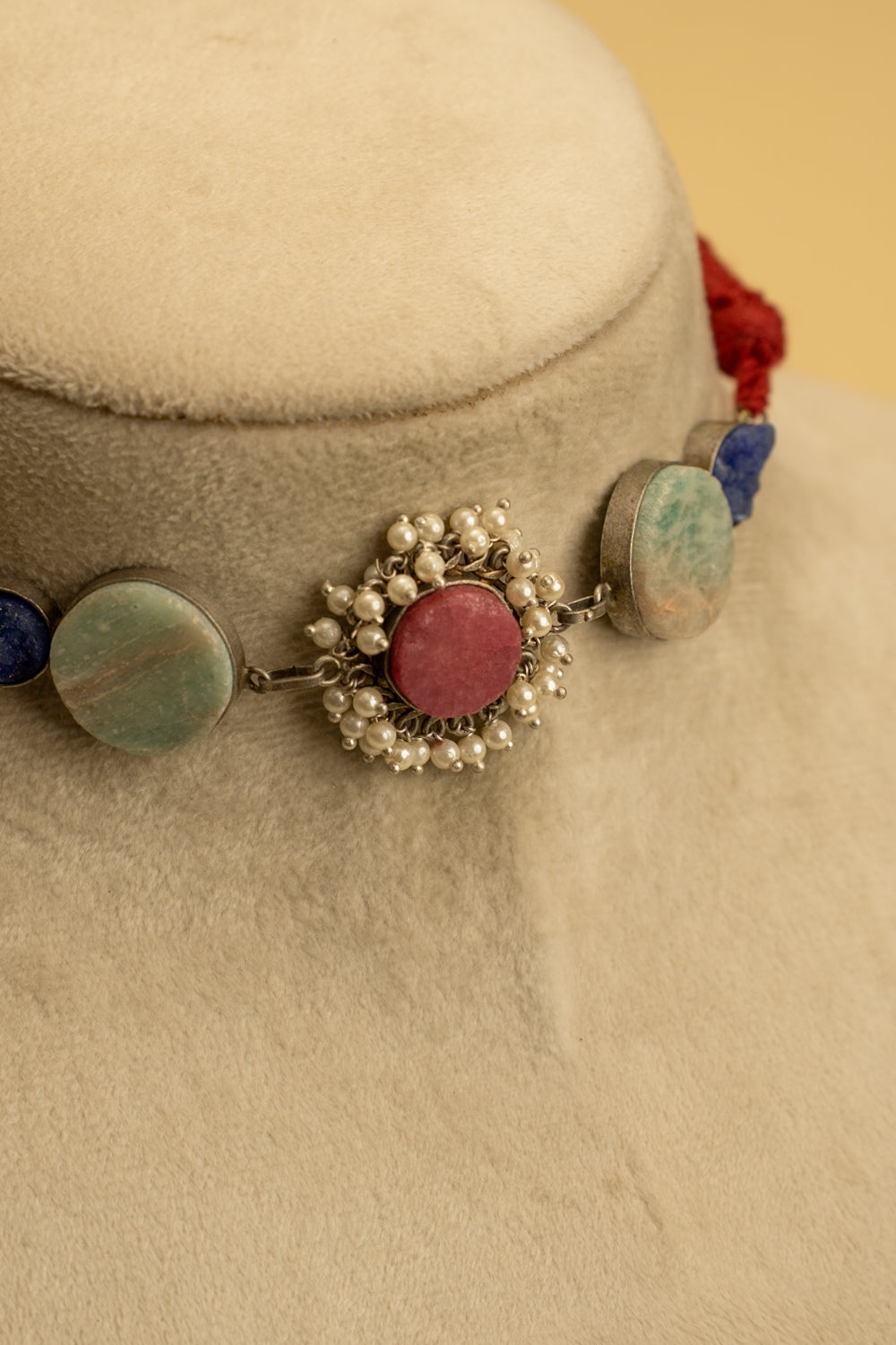 REHANA BIJOUX PREMIUM AND EXCLUSIVE NATURAL STONE HANDMADE CHOKER CH75