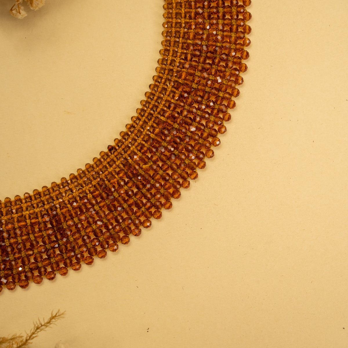 REMI BIJOUX PREMIUM CRYSTAL HANDMADE AND BEADED NECKPIECE/CHOKER CH217